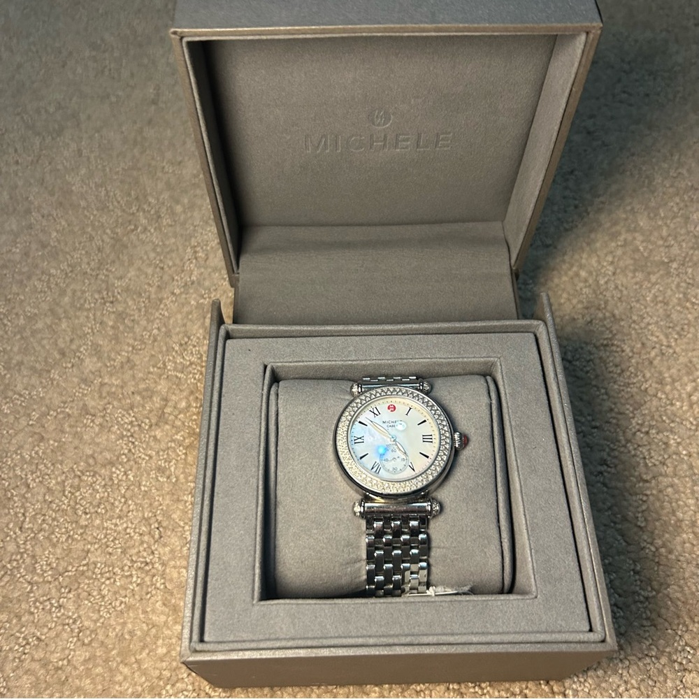 Michele Silver Watch